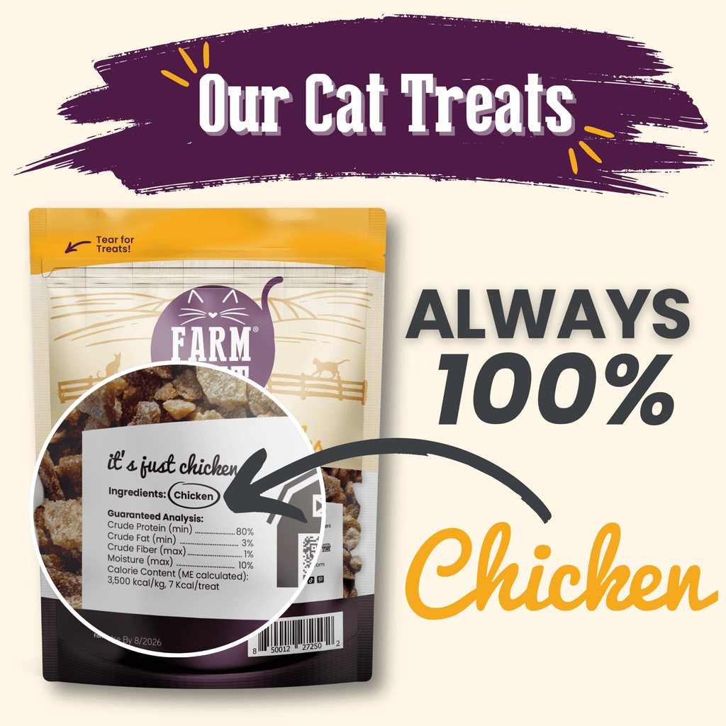 Chicken Crumbles Cat Treats | Single-Ingredient Treats for Cats